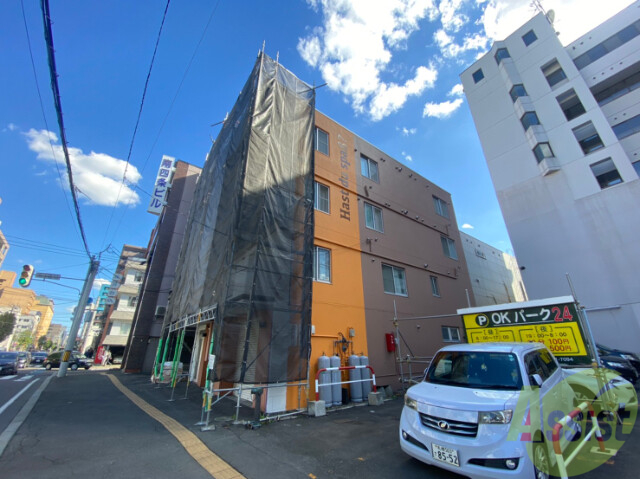 建物外観　札幌市中央区南４条西「ｏｈｅｙａｄｏ　Ｓ４　１ｓｔ」