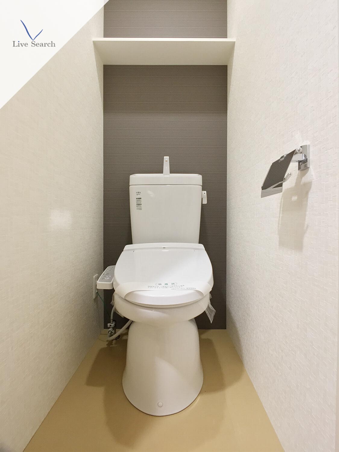 トイレ　ゆったりとした空間のトイレです