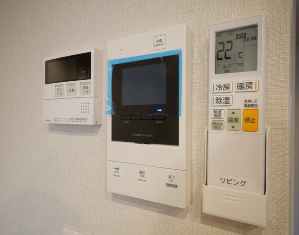 セキュリティ　モニター付きインターホンです