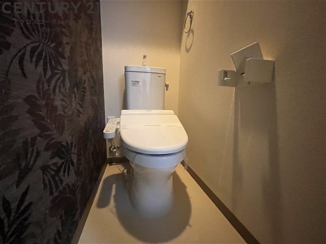 トイレ　ウォシュレット付きのトイレです♪