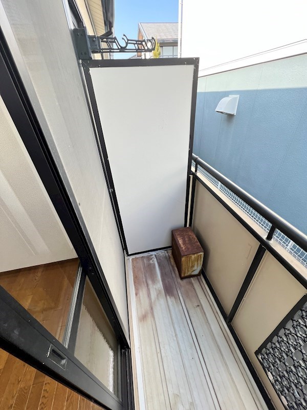 バルコニー　広々としたバルコニーです
