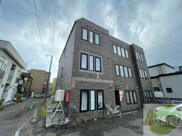 建物外観　札幌市中央区南９条西「フォレスト南１０条壱番館」