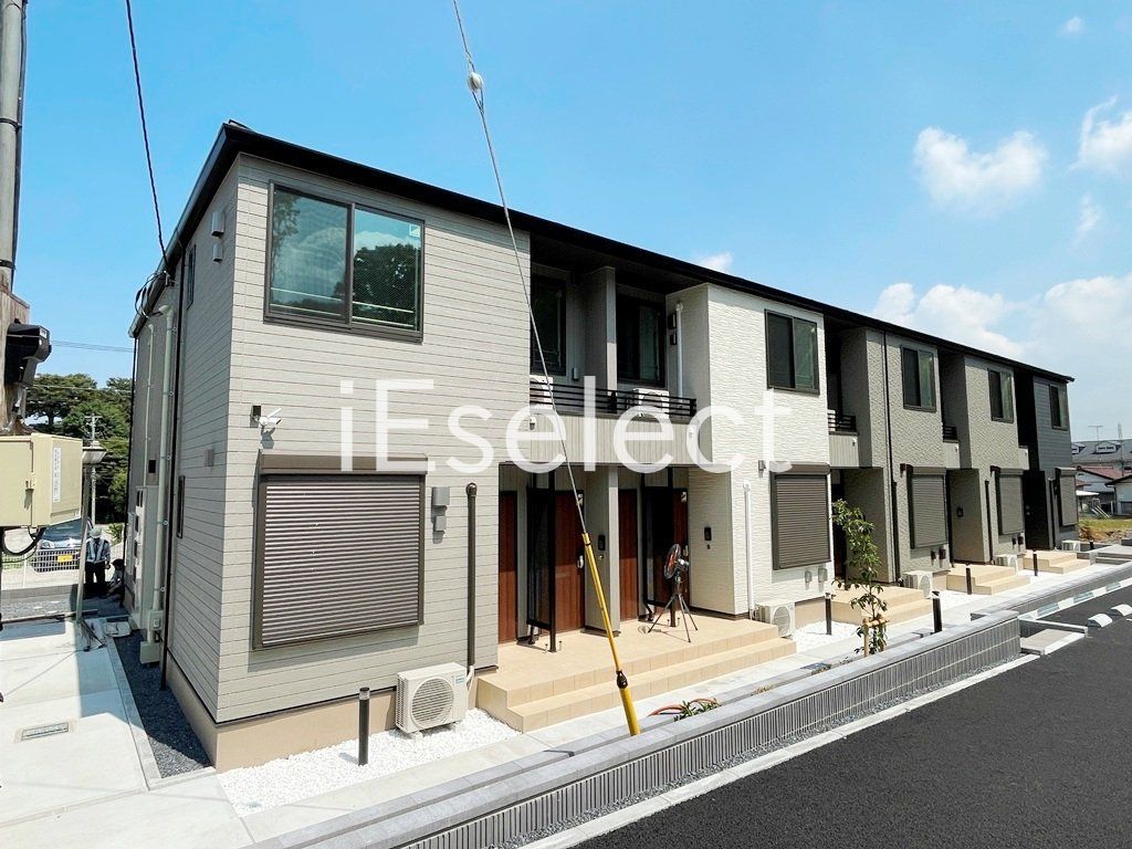建物外観　2026年9月完成、ペット可、都市ガス、インターネット無料