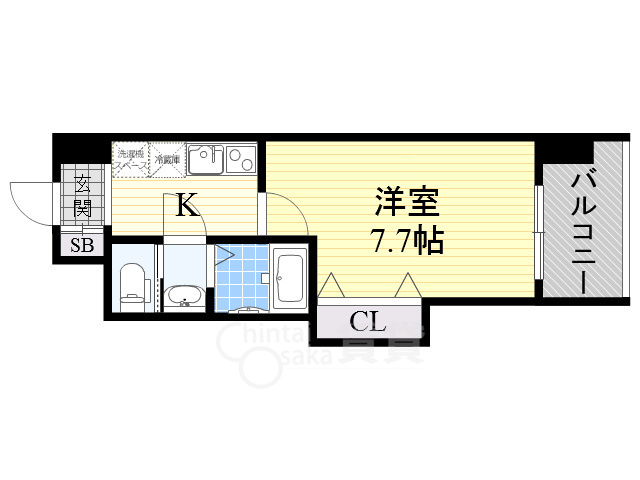 ラグゼ江坂北の間取り写真