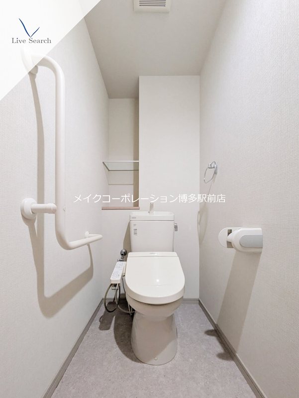 西鉄天神大牟田線 大橋駅 徒歩18分 15階建 築26年のトイレ写真