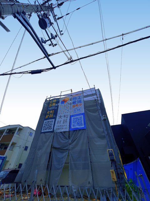 建物外観　外観（建設中）