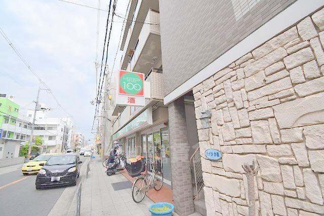 コンビニ　ローソンストア100　東淀川小松店（コンビニ）まで127m