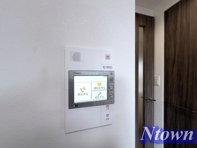 セキュリティ　モニター付きです。