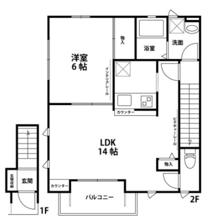ESTOURの間取り写真