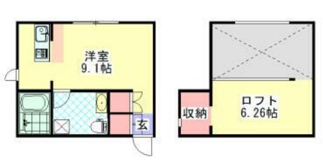 京急本線 金沢八景駅 徒歩15分 2階建 築14年の間取り写真