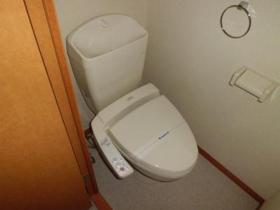 トイレ　キレイ爽やか、ウォッシュレット。