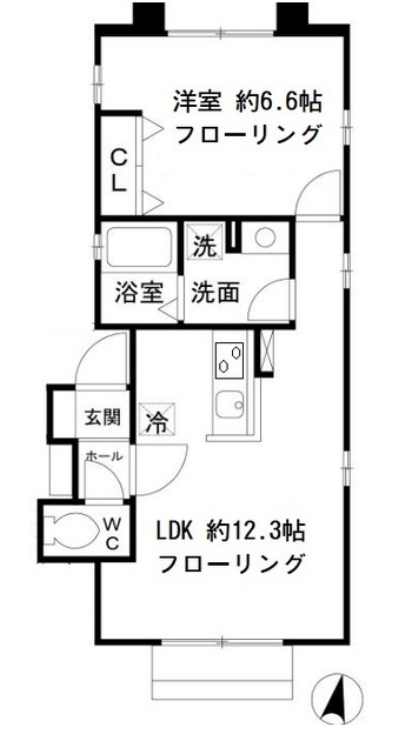 キテラ雑司が谷の間取り写真