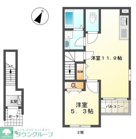 サンエトワールの間取り写真