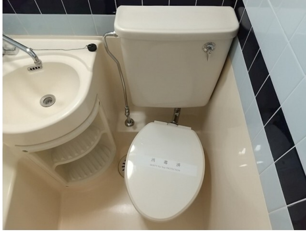 東急東横線 学芸大学駅 徒歩9分 5階建 築42年のトイレ写真