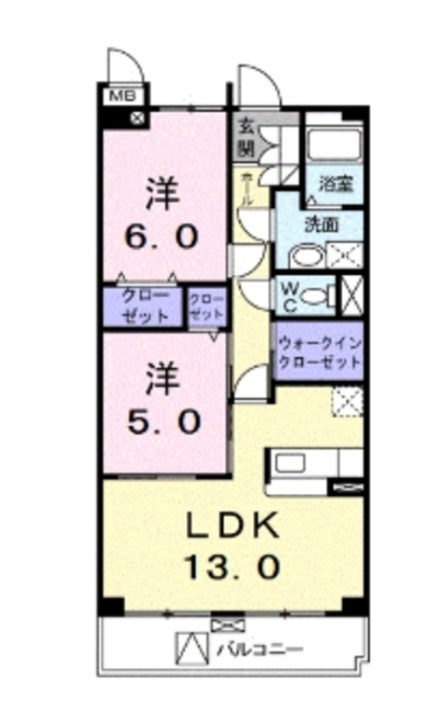 小田急小田原線 本厚木駅 バス乗車時間：16分 最寄りバス停で下車 徒歩3分 3階建 築19年の間取り写真