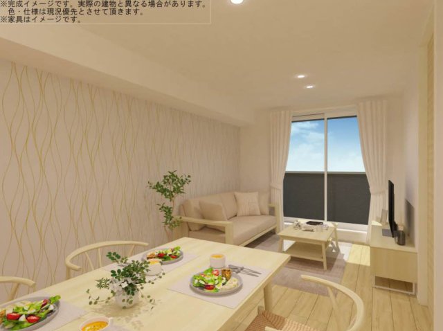 居室・リビング　※完成予定図です。実際の建物と異なる場合がございます。色・仕