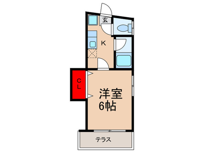 サンライズ・Kの間取り写真