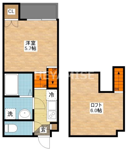 ヴィオラ西栄田町の間取り写真