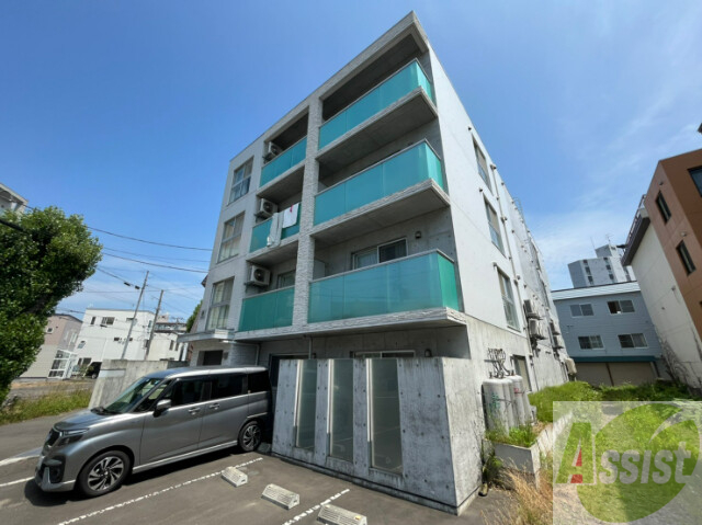 建物外観　札幌市東区北十五条東「シャルルブラン」