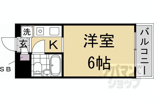シティパレス京都東山の間取り写真