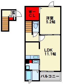 ラブリーの間取り写真