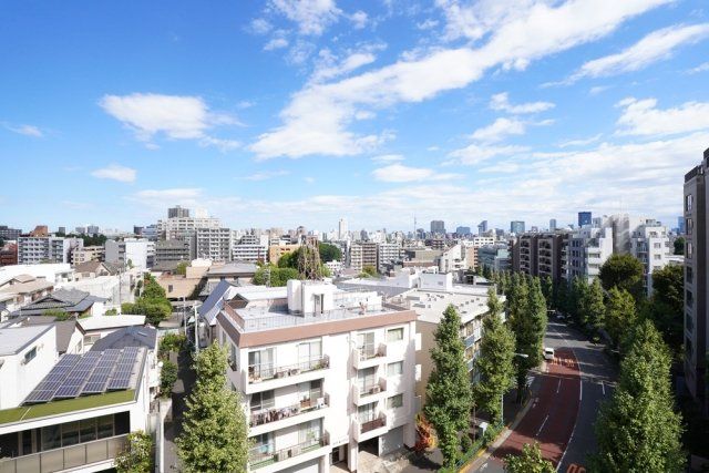 眺望　スカイコート目白台　文京区関口2