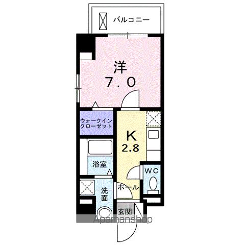 ＪＲ関西本線 平野駅 徒歩1分 6階建 築5年の間取り写真