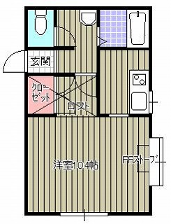 リバティシティVIIの間取り