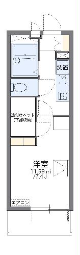 レオパレスリオIIの間取り