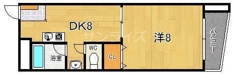 サンパーク3の間取り