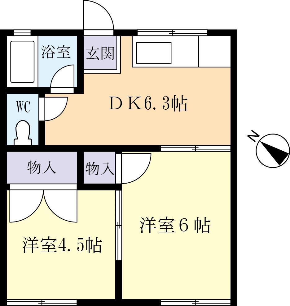 岩本コーポの間取り