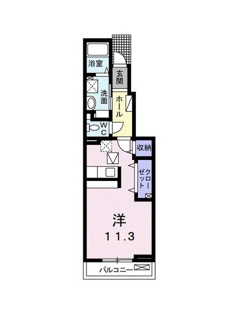 アロム　デ　リス　IIの間取り