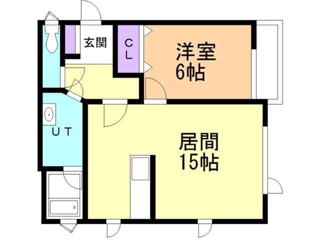 ロイヤルハイツ　Iの間取り