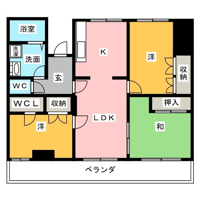 コーポ中村第１０の間取り