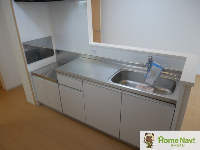 キッチン　浄水器一体型のキッチン