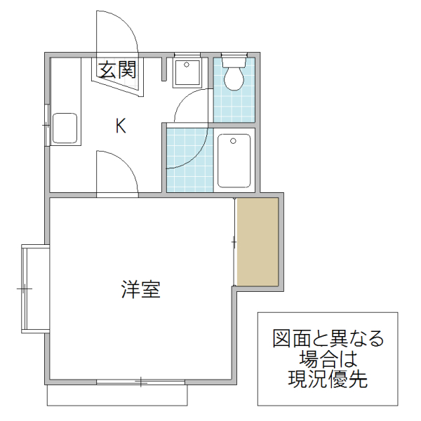 ハイツかもしだの間取り