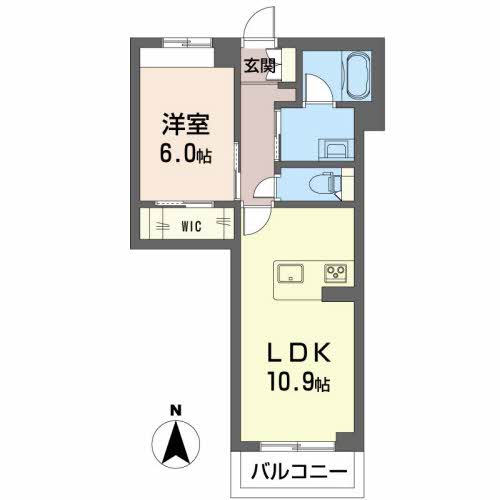 ベレオガーデンズ北方IIの間取り