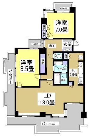 リヴァージュ高林 301の間取り