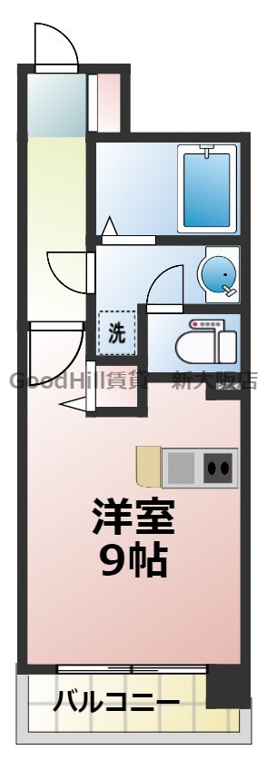 アドバンス新大阪Vの間取り