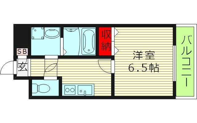 グランシス高井田の間取り