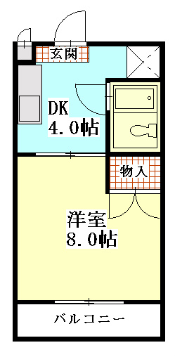 フレッシュハイツの間取り