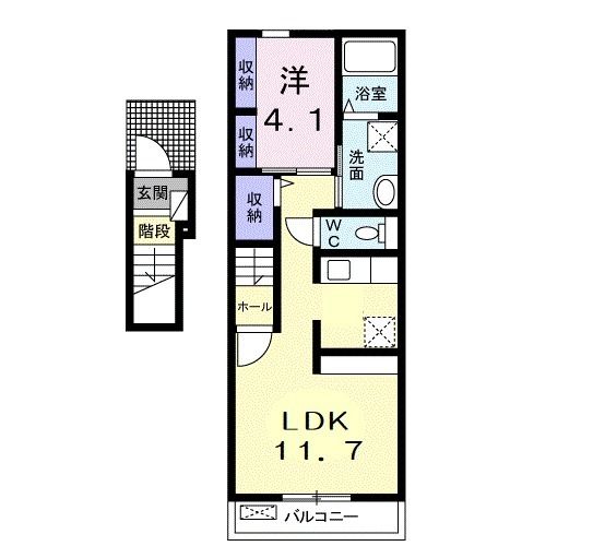 ロータスIの間取り