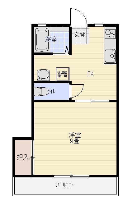 ハイツ昭和土地篠原の間取り