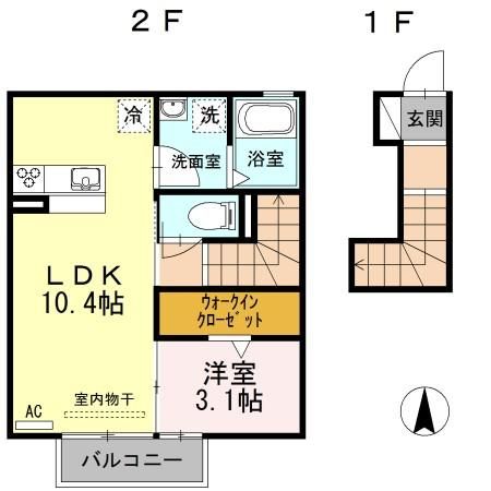 【メイユール安良田の間取り】