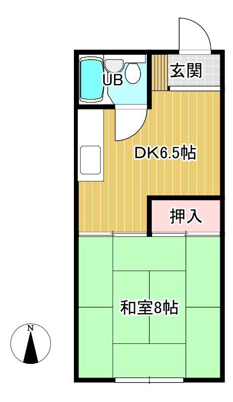 サンハイツ宮川の間取り