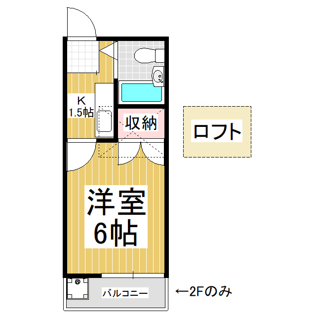 アネックスまつしまIの間取り