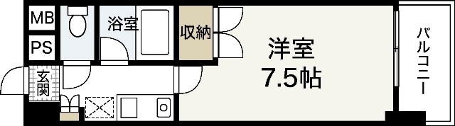 リバーメゾン横川の間取り