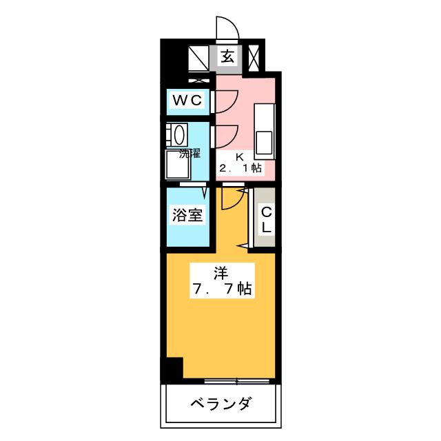 オークスＵＲＡＷＡの間取り