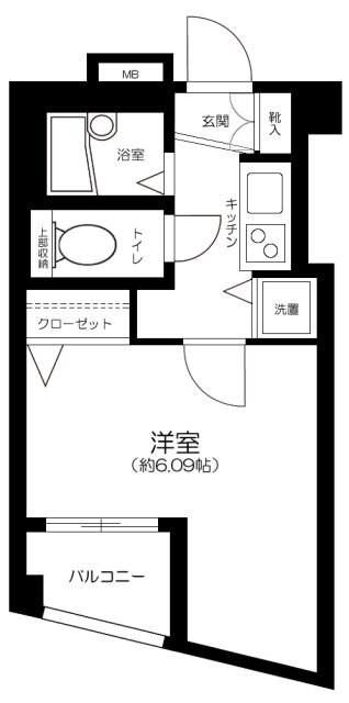 エクセリア都立大の間取り