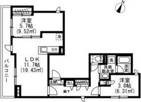 MERGEの間取り